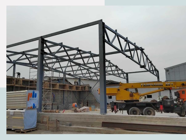 Строительство цехов в Стерлитамаке