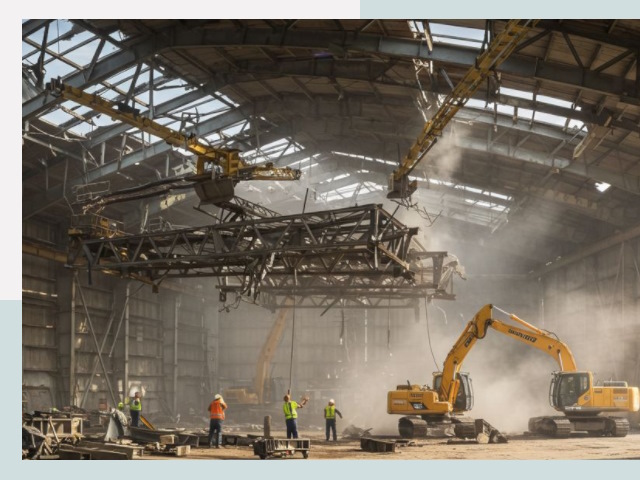 Демонтаж ангаров в Стерлитамаке от 618 руб. за м²